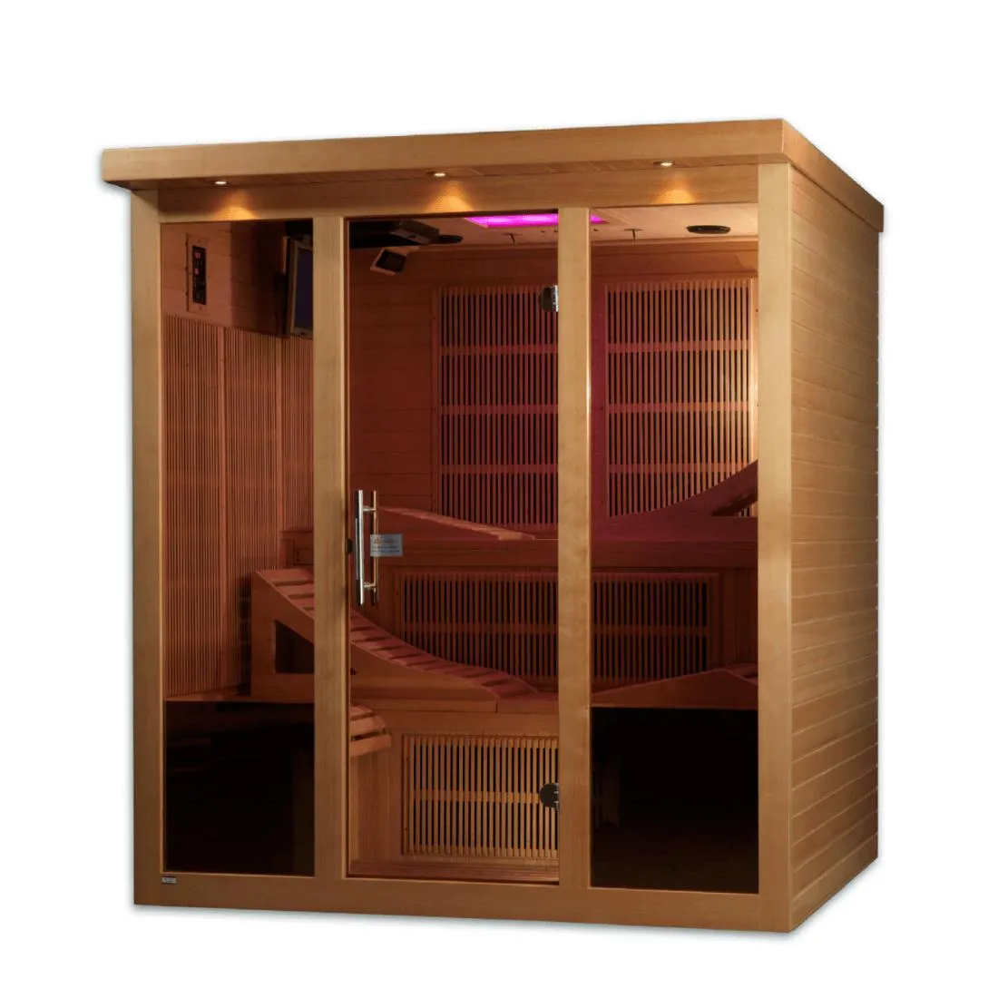 Golden Designs "Monaco" 6-Person Near Zero EMF Infrared Sauna, GDI-6996-01