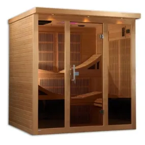 Golden Designs "Monaco" 6-Person Near Zero EMF Infrared Sauna, GDI-6996-01