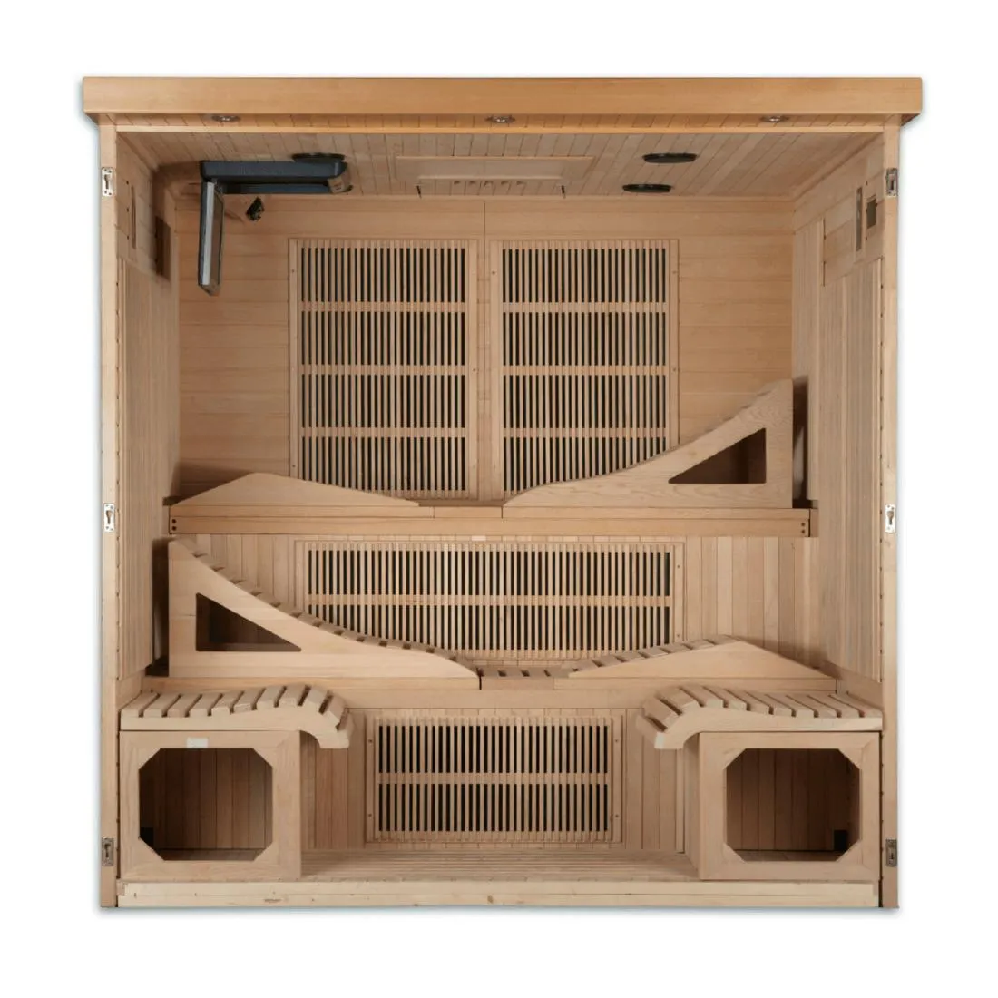 Golden Designs "Monaco" 6-Person Near Zero EMF Infrared Sauna, GDI-6996-01