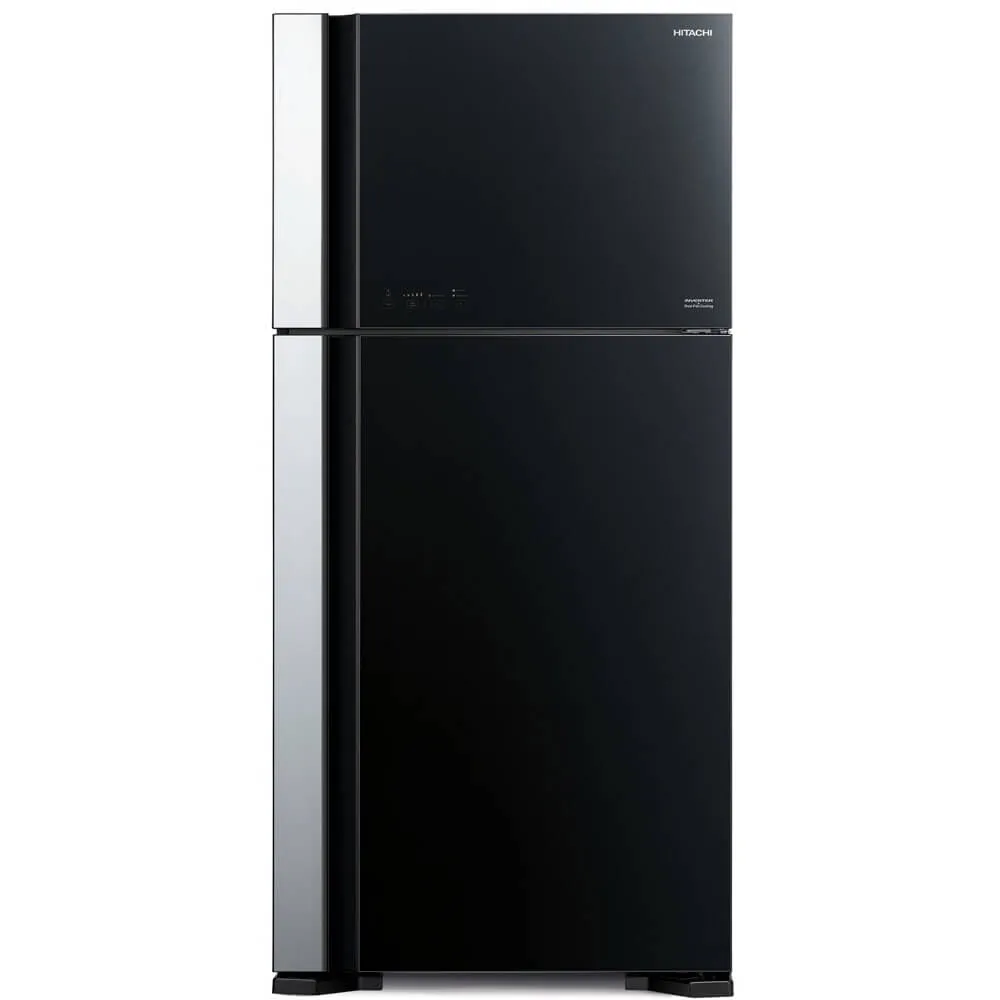 HITACHI REFRIGERATOR 710L GLASS BLACK REF HRTN8565DFGBKGF