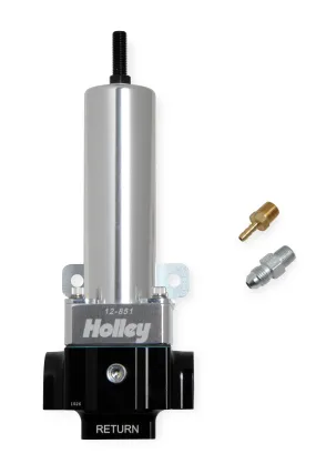 Holley EFI 12-851 2 PORT VR SERIES FUEL PRESSURE REGULATOR Adjustable 40*100 PSI Boost Reference 1:1