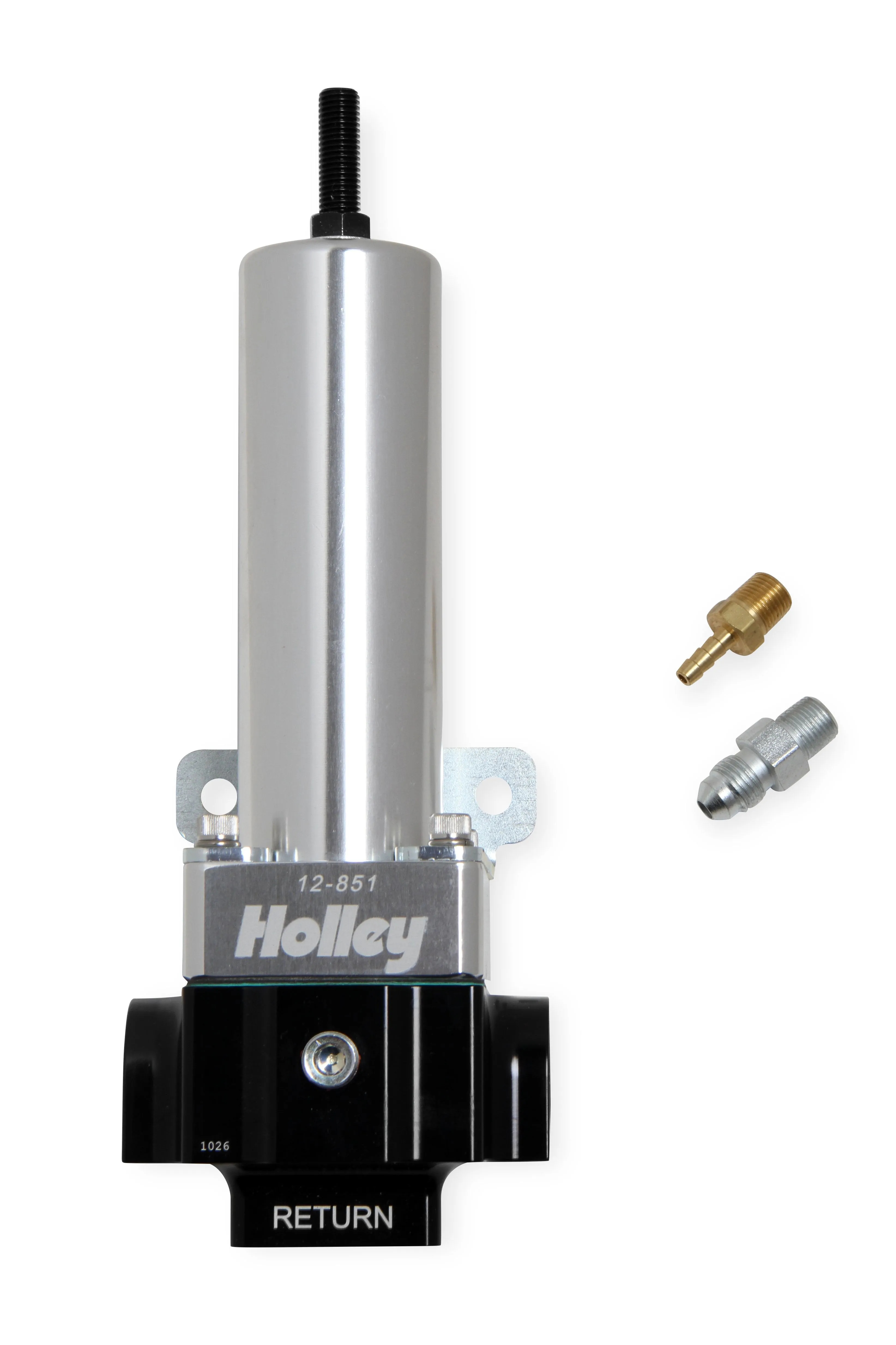 Holley EFI 12-851 2 PORT VR SERIES FUEL PRESSURE REGULATOR Adjustable 40*100 PSI Boost Reference 1:1