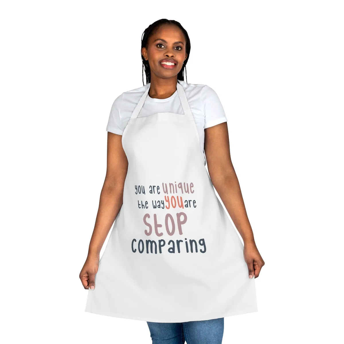 IAC  Home & Livings-Kitchen Accessories  / Kitchen Accessories / Apron (AOP) /I am me only me pink with coral