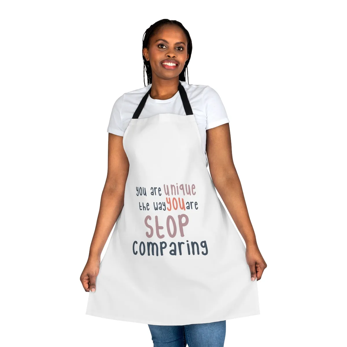 IAC  Home & Livings-Kitchen Accessories  / Kitchen Accessories / Apron (AOP) /I am me only me pink with coral