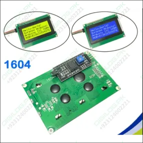 Iic I2c Twi 164 1604 16x4 Lcd Screen Module Character Series With Backlight For Arduino