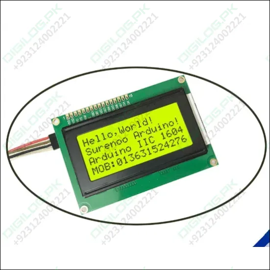 Iic I2c Twi 164 1604 16x4 Lcd Screen Module Character Series With Backlight For Arduino