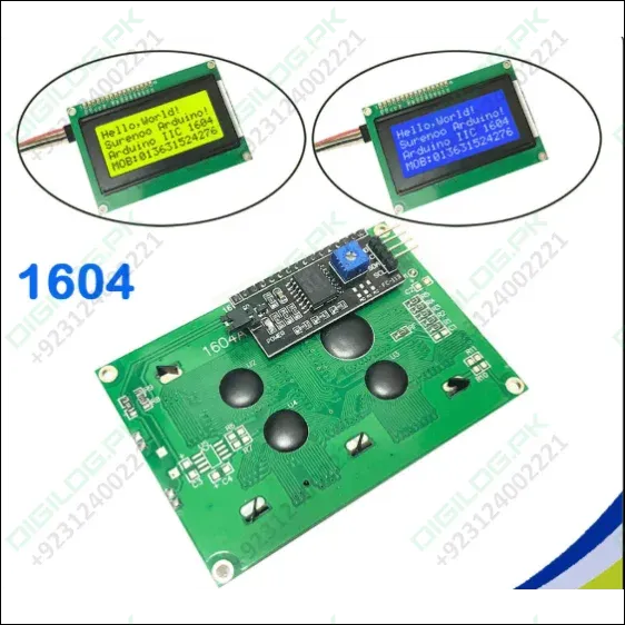 Iic I2c Twi 164 1604 16x4 Lcd Screen Module Character Series With Backlight For Arduino