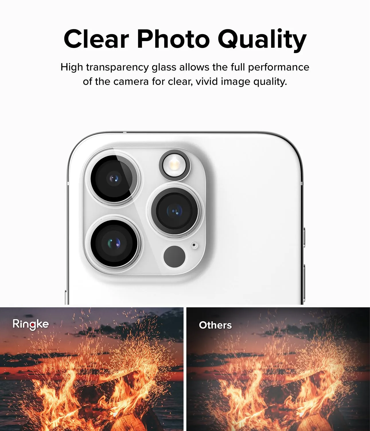 iPhone 15 Pro Tempered Glass Camera Lens Protector | 2Pack