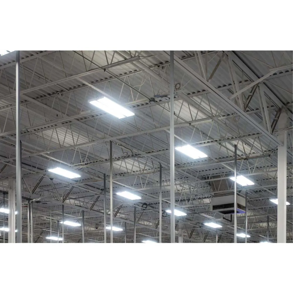 LED Adjustable High bay 110w 4000K White Finish 120-277v