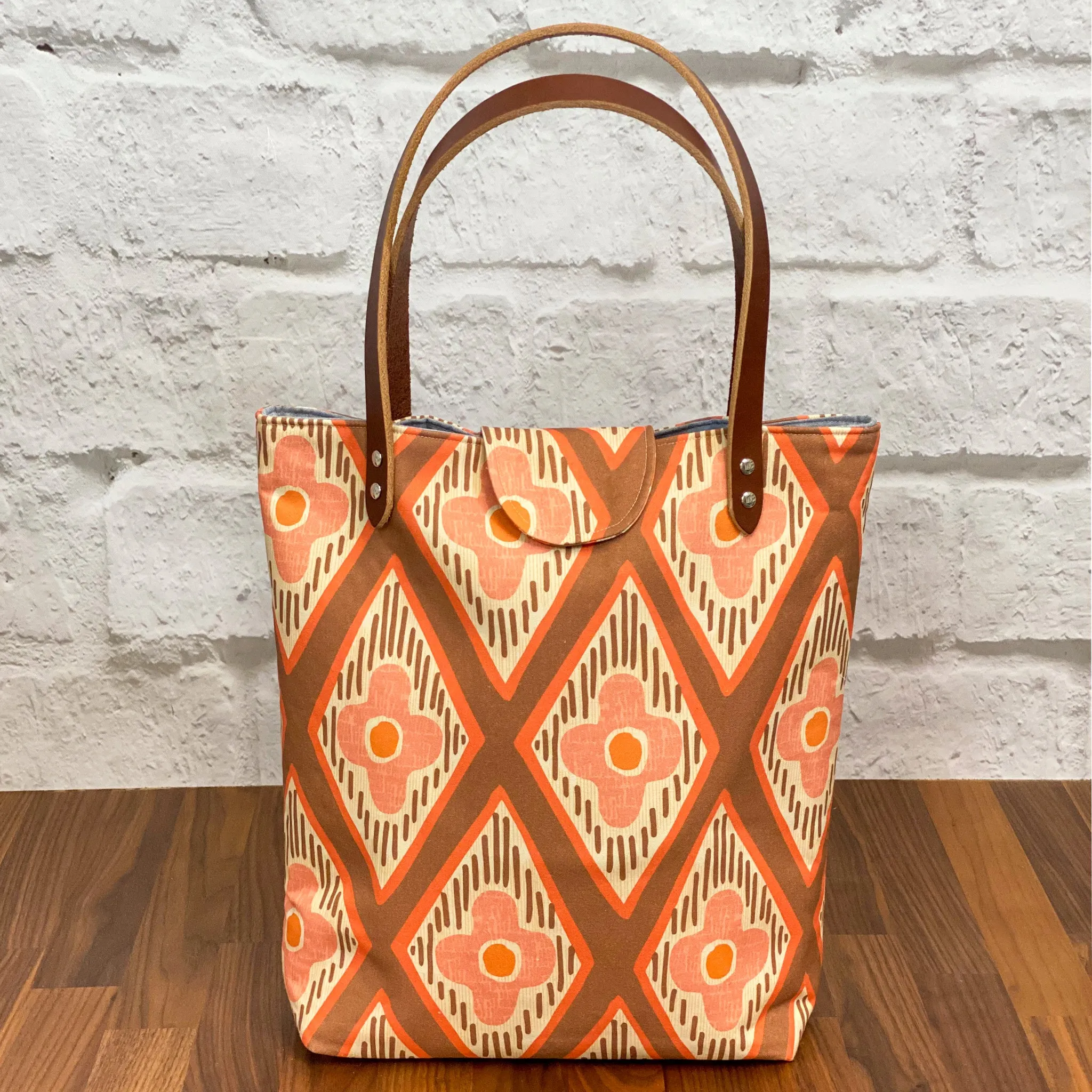 Lincoln Tote Bag Complete Kit - Pacific Brown Organic Canvas