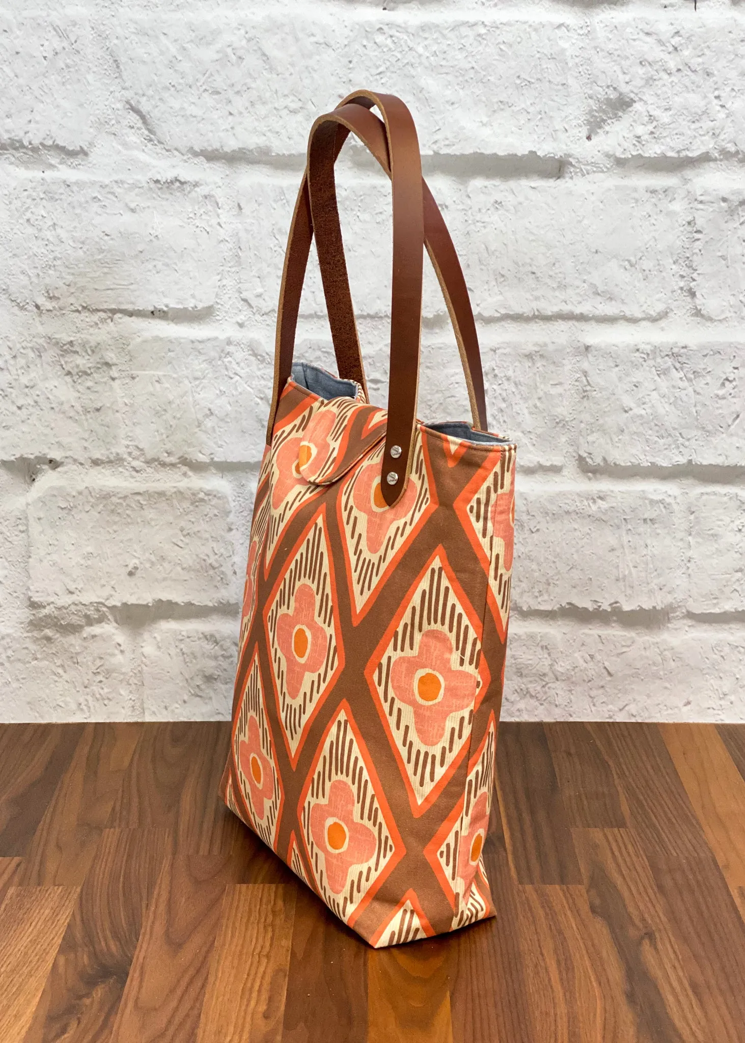 Lincoln Tote Bag Complete Kit - Pacific Brown Organic Canvas