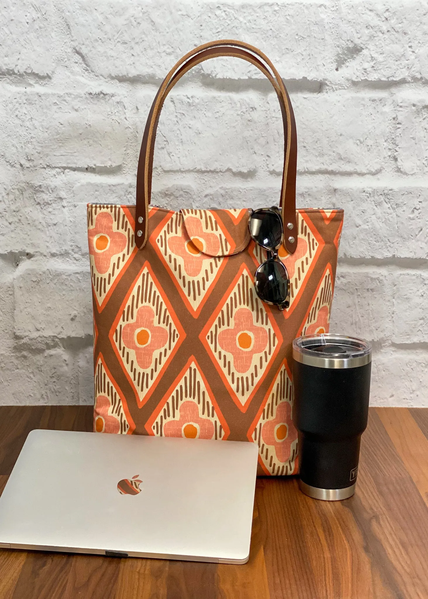 Lincoln Tote Bag Complete Kit - Pacific Brown Organic Canvas