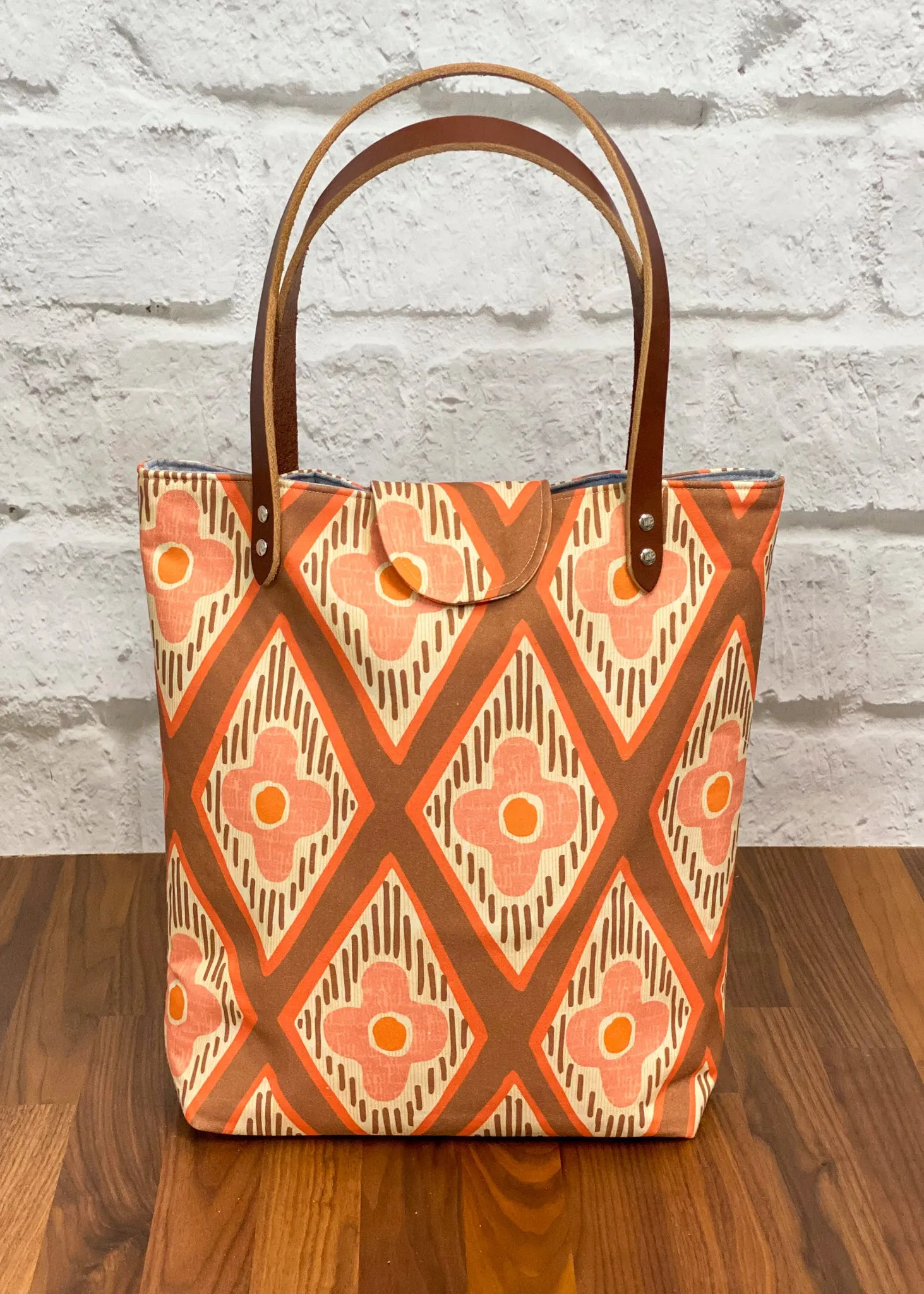 Lincoln Tote Bag Complete Kit - Pacific Brown Organic Canvas