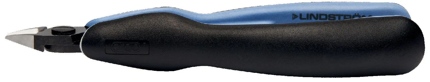 Lindstrom RX-8144 ESD-Safe Small Tapered Head Flush Cutter with ERGO&trade; Cushioned Grip Handles, 5.25" OAL