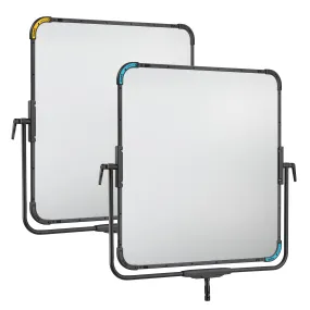 LiteFlow100 100x100cm (39"x39") Cine Light Reflector Kit with Hard Case