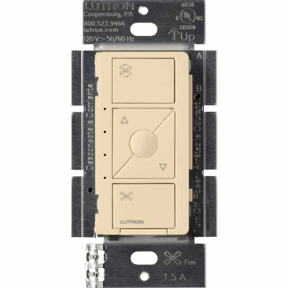 Lutron PD-FSQN Caseta Wireless In-Wall Fan Speed Control