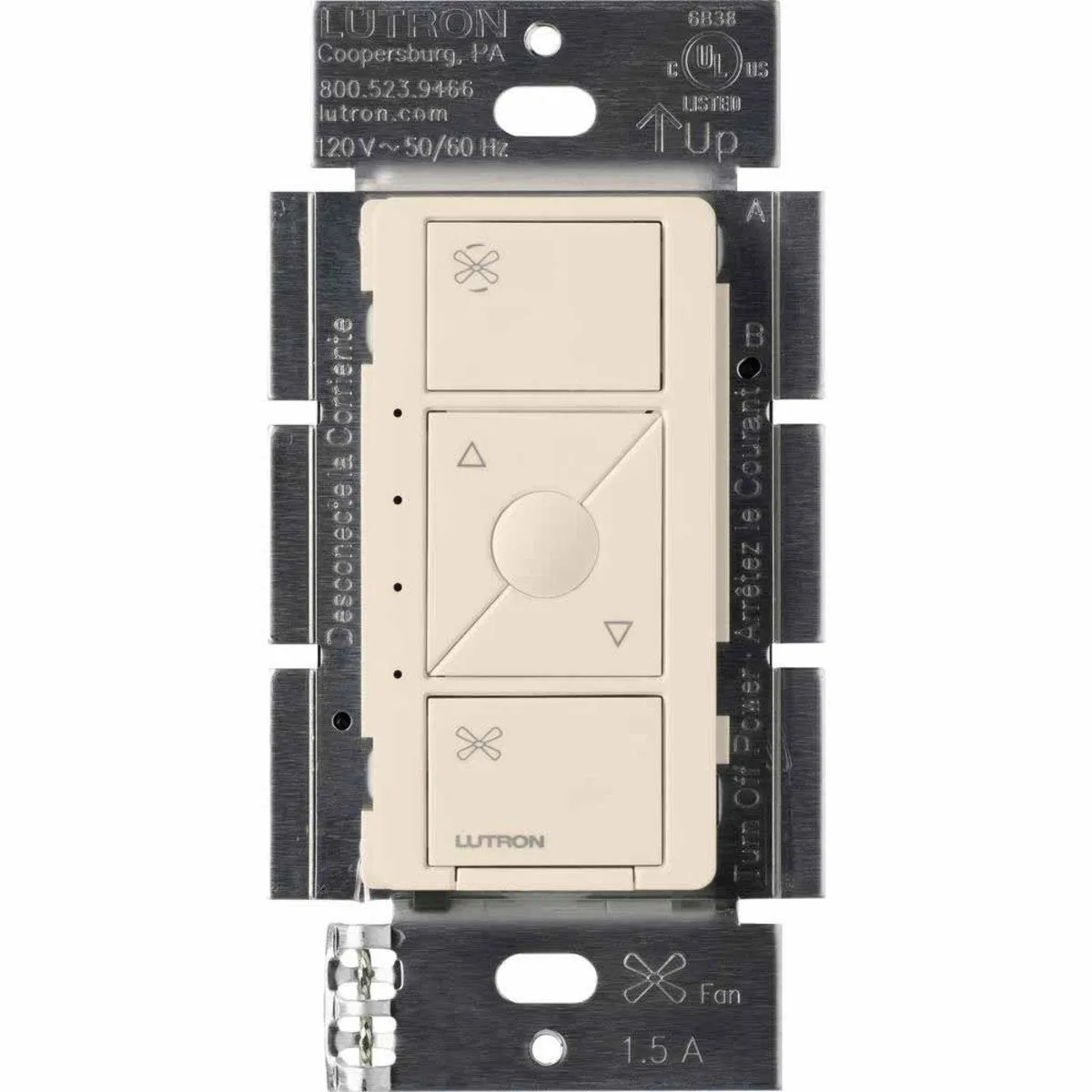 Lutron PD-FSQN Caseta Wireless In-Wall Fan Speed Control