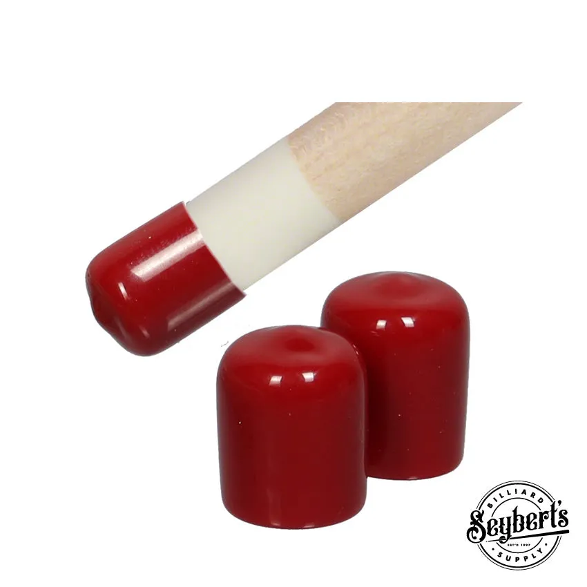 Magic Chalk Tip Clipz Rubber Pool Cue Tip Cap Set Of 2