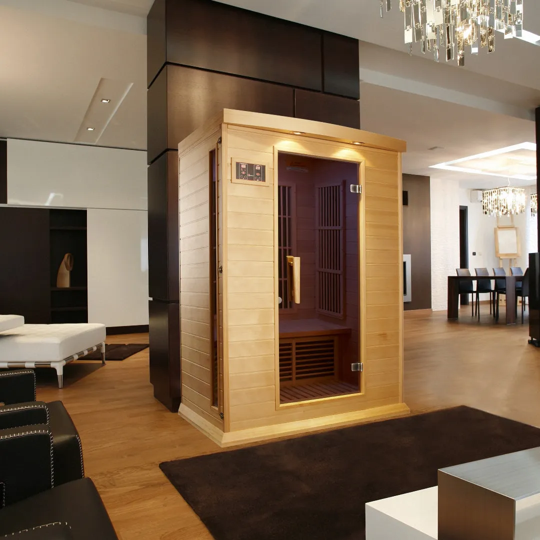 Maxxus Saunas 2 Person Low EMF FAR Infrared Sauna - (MX-K206-01)