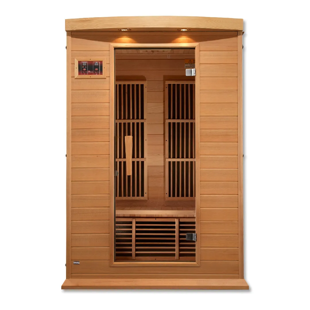 Maxxus Saunas 2 Person Low EMF FAR Infrared Sauna - (MX-K206-01)