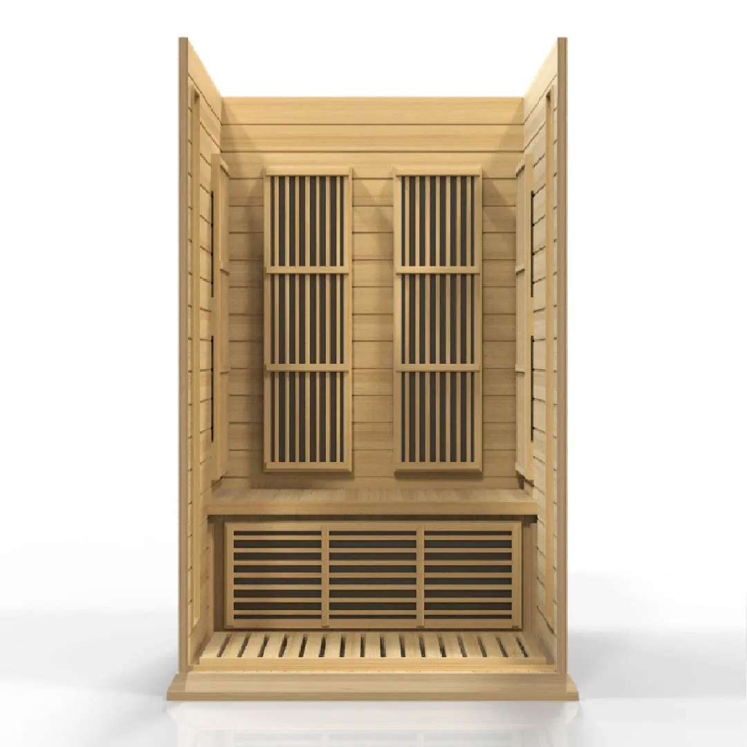Maxxus Saunas 2 Person Low EMF FAR Infrared Sauna - (MX-K206-01)