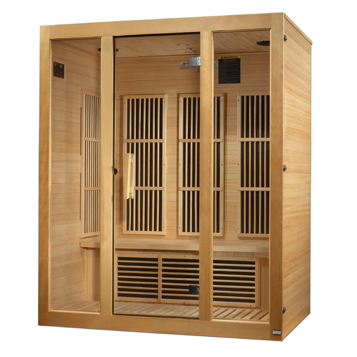 Maxxus Saunas - Bellevue 3 Person Low EMF FAR Infrared Sauna