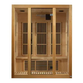 Maxxus Saunas - Bellevue 3 Person Low EMF FAR Infrared Sauna