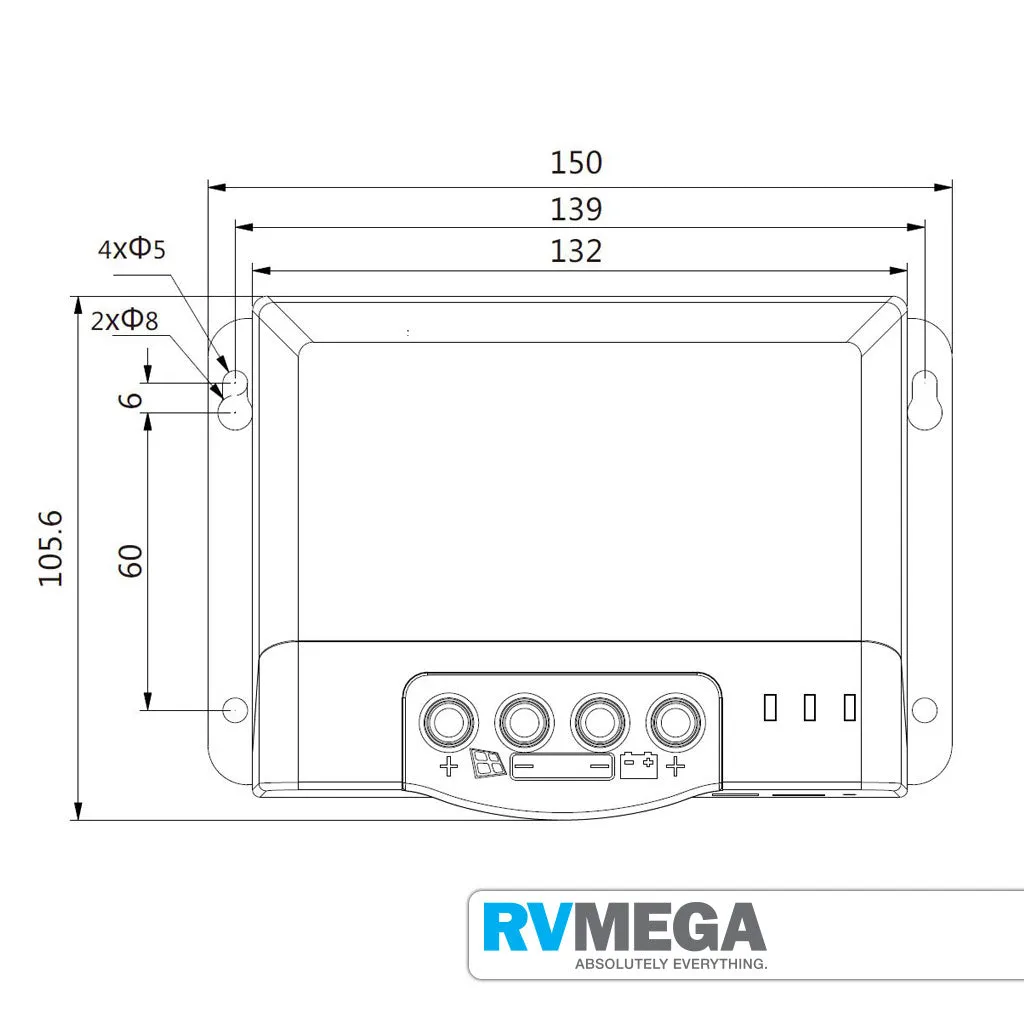 MC Series 30A MPPT Solar Charge Controller - Wet - SLD - GEL - Lithium (12V/24V)