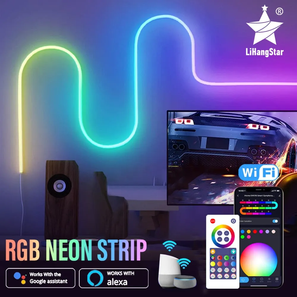 Neon LED TV Backlight with APP and Remote | TV Backlight LED