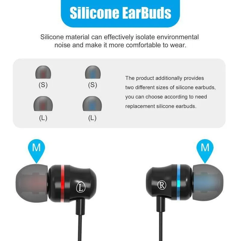 Noise Cancelling In Ear Headphones 360 Sound