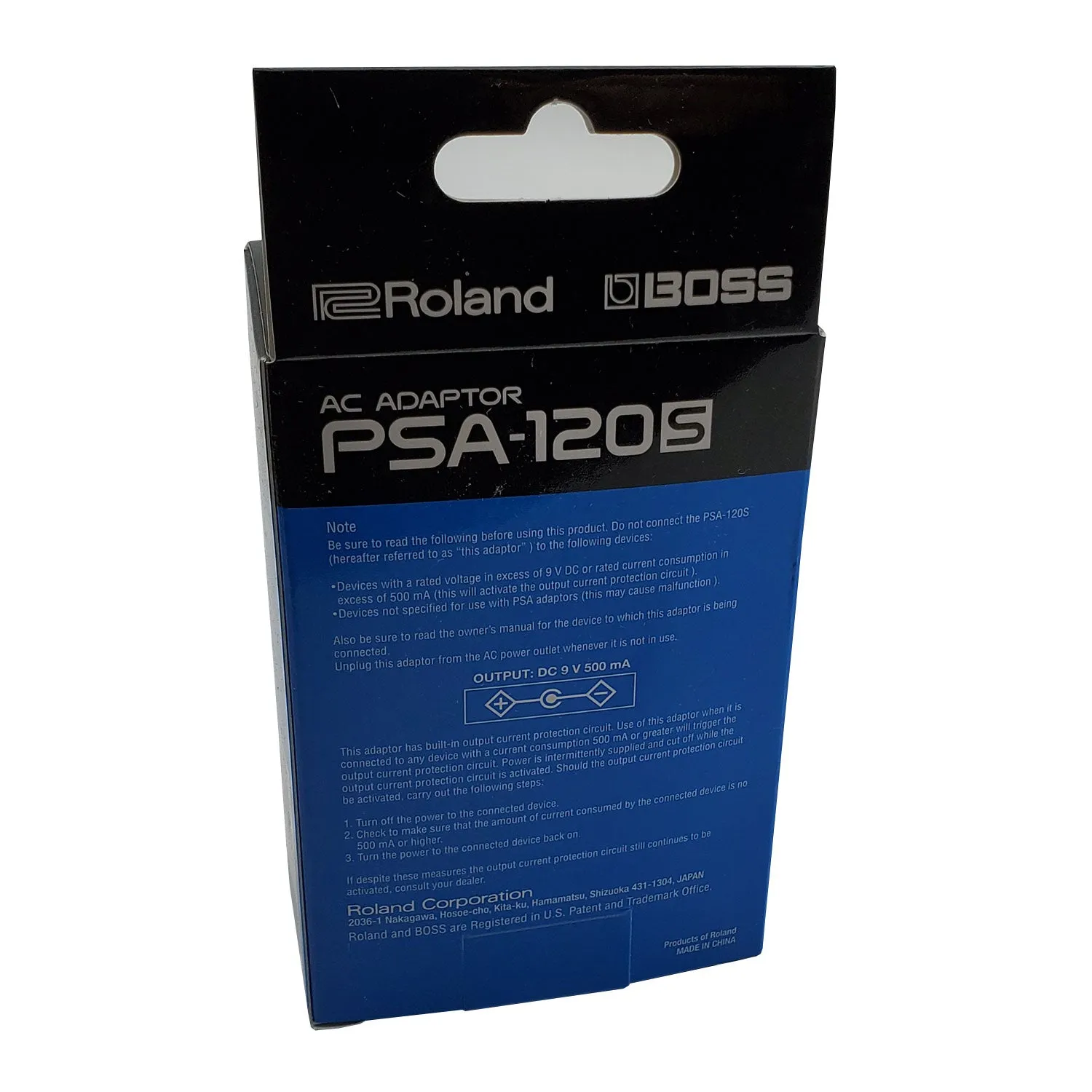 Open Box Boss PSA-120S Power Adaptor