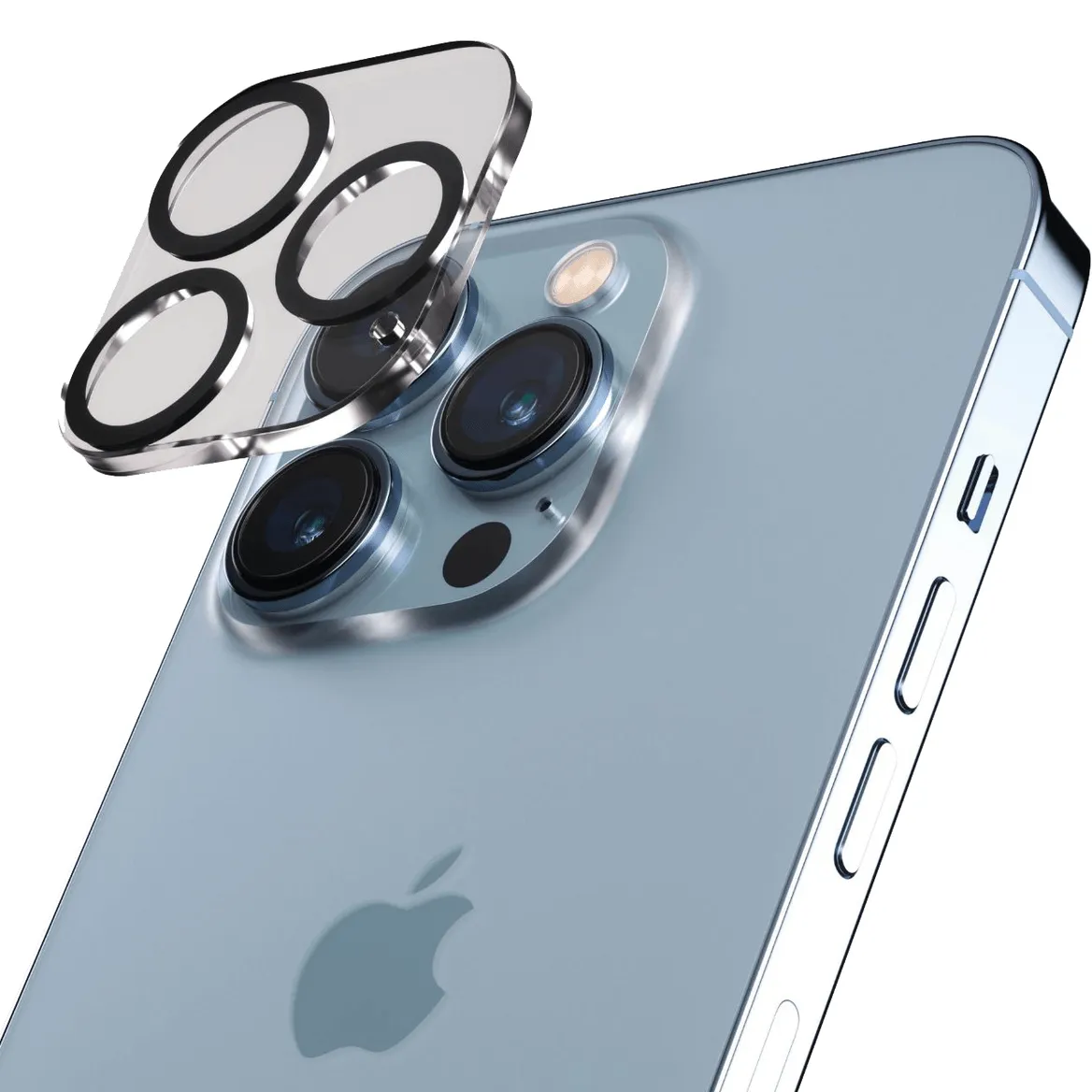 PanzerGlass Camera Lens Protector iPhone 13 Pro/Pro Max 6.1"/6.7" Case Friendly Black Border Shock/Scratch Resistant