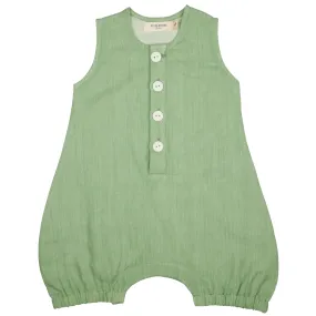 Pigeon Organics Baby all-in-one (muslin), green