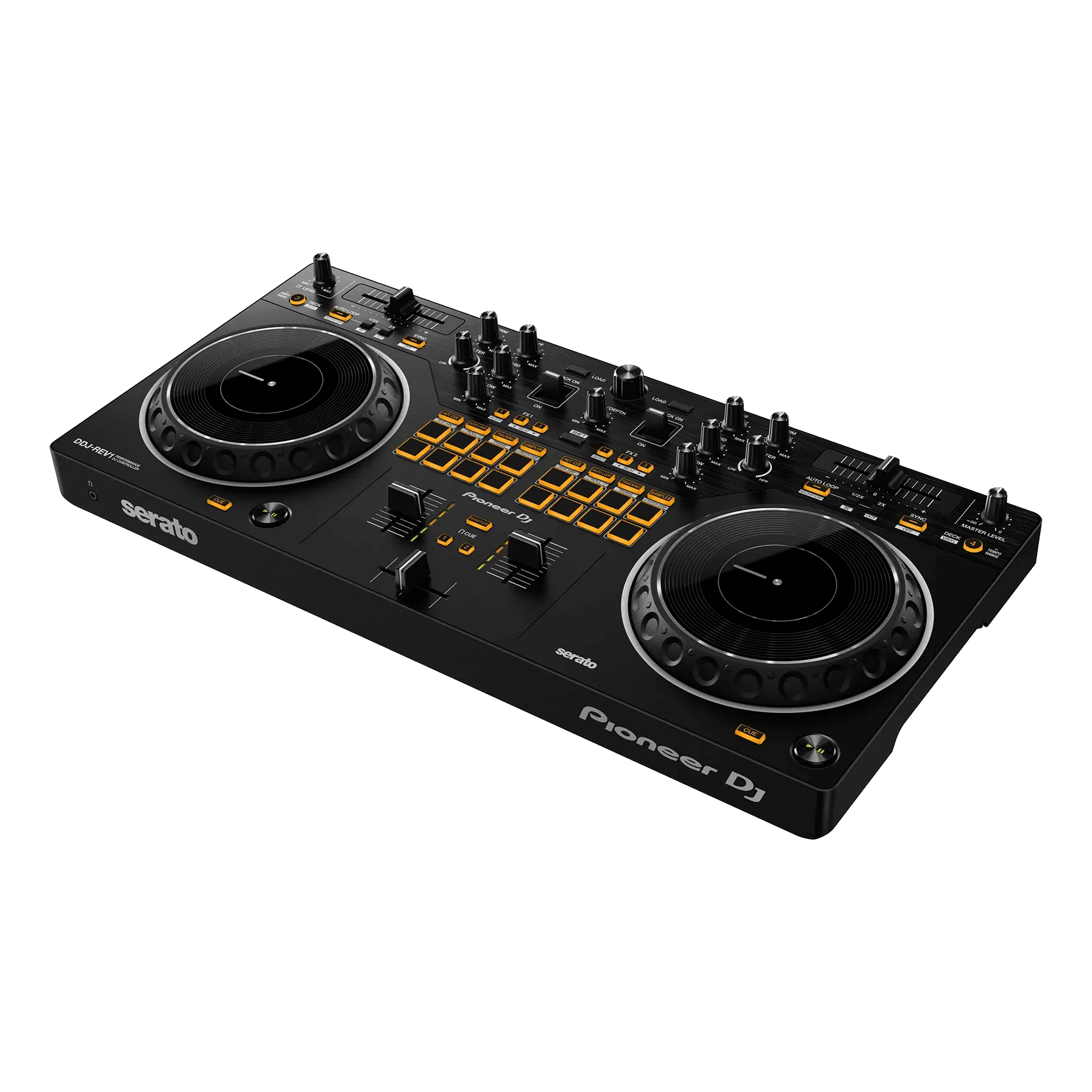 Pioneer DJ DDJ-REV1 Scratch-style 2-channel DJ controller for Serato DJ Lite