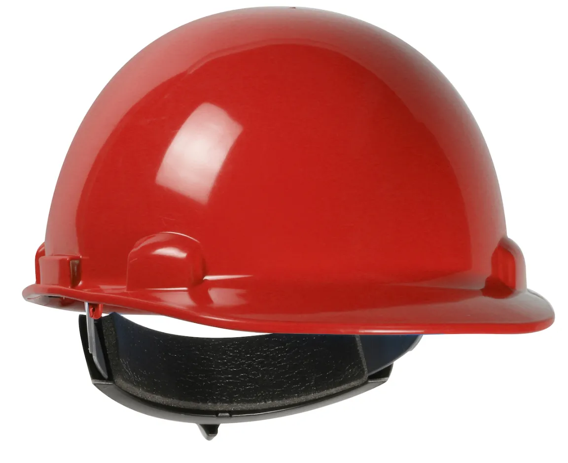 PIP Dom™ Cap Style Smooth Dome Hard Hat with HDPE Shell, Wheel-Ratchet Adjustment- 12/CS