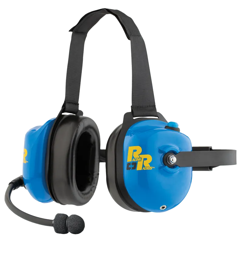 Racing Radios Premium Two-Way Headset | Blue