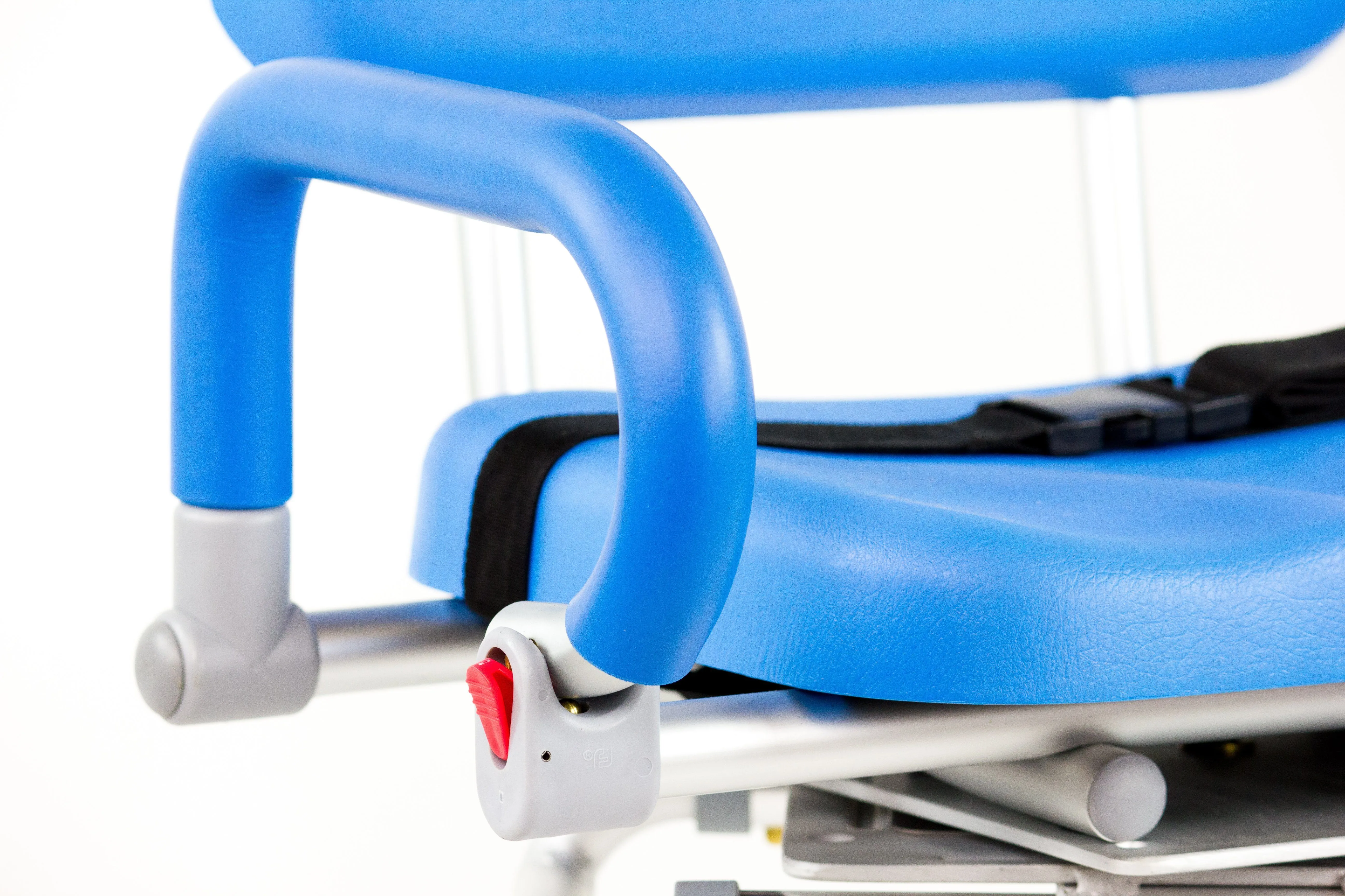 Reconditioned - Carousel Sliding Transfer Bench with Swivel Seat.