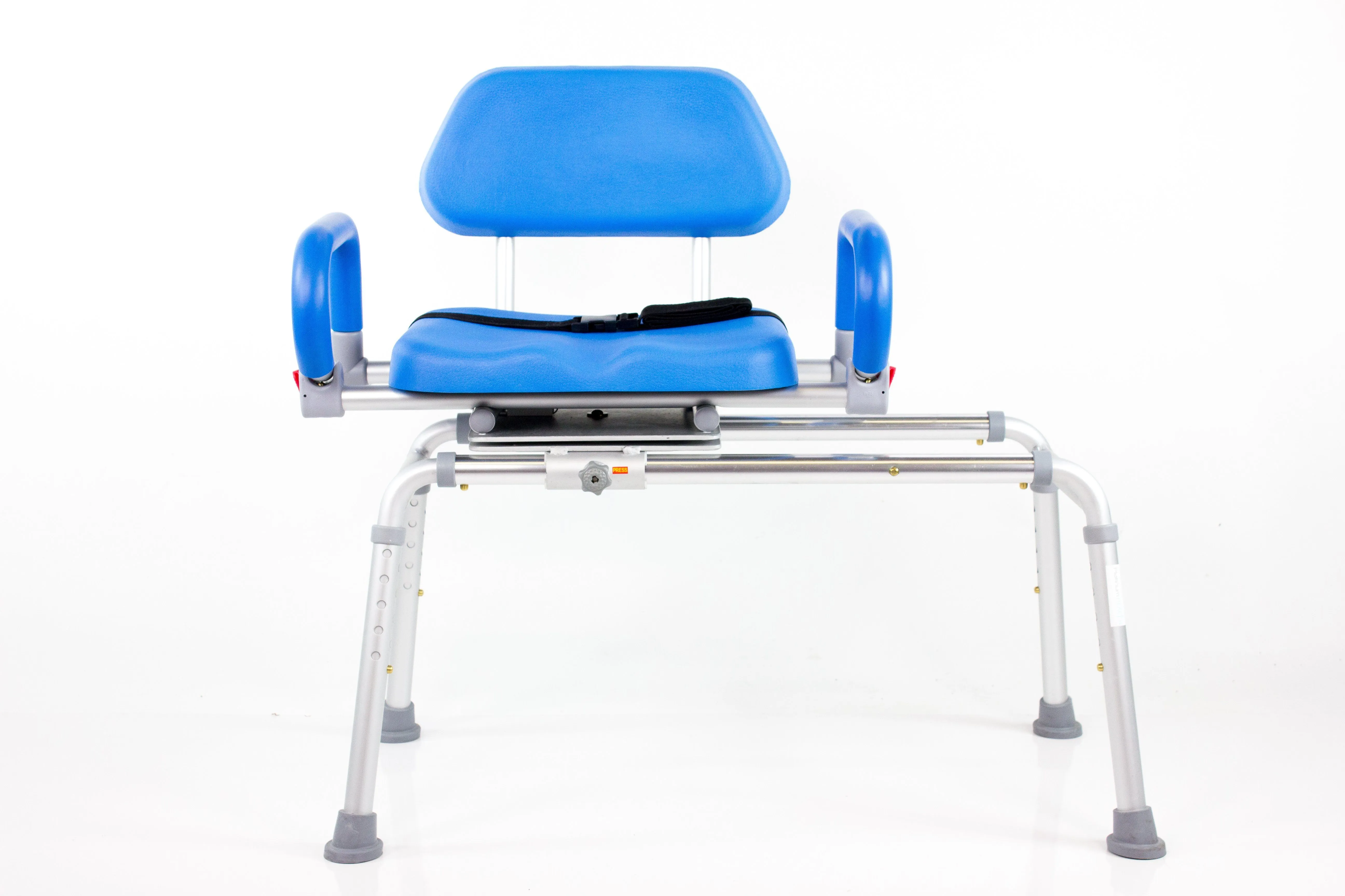 Reconditioned - Carousel Sliding Transfer Bench with Swivel Seat.
