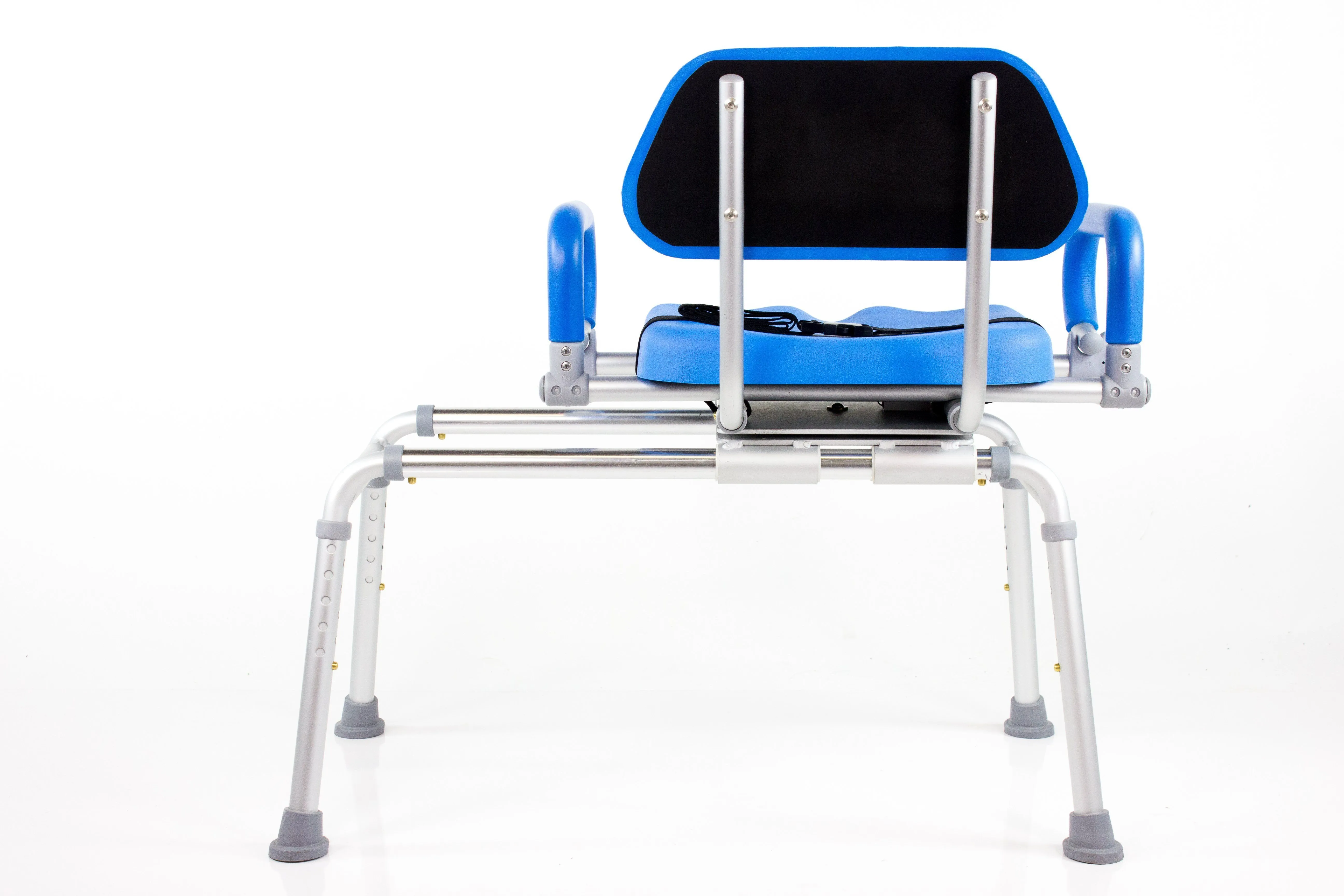 Reconditioned - Carousel Sliding Transfer Bench with Swivel Seat.