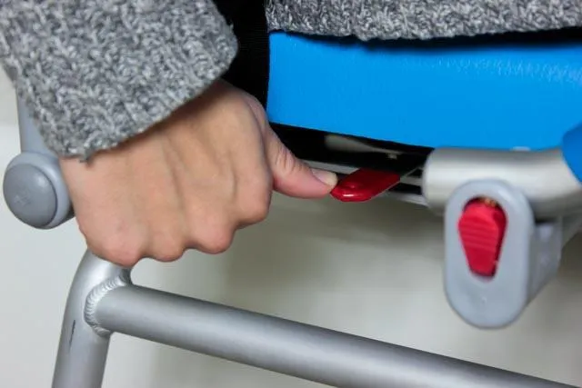 Reconditioned - Carousel Sliding Transfer Bench with Swivel Seat.