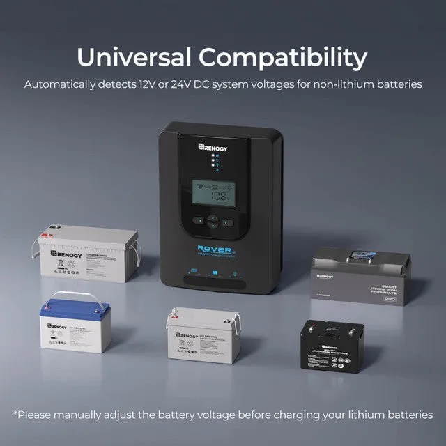 Renogy Rover Li 30 Amp MPPT Solar Charge Controller(G2)
