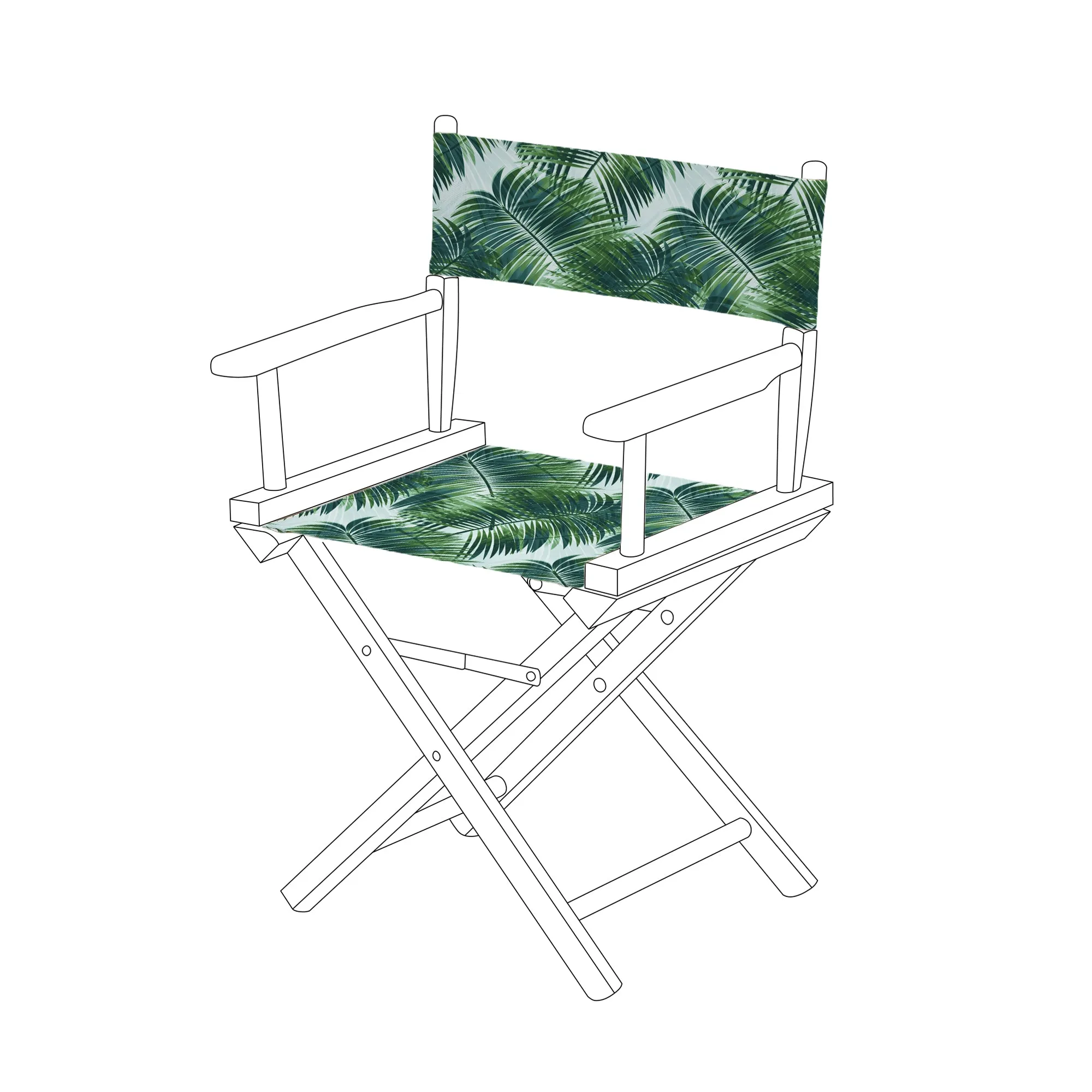 Replacement Directors Chair Covers |Water Resistant Durable Chair Seat Cover