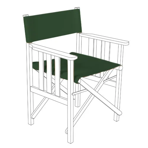 Replacement Directors Chair Covers |Water Resistant Durable Chair Seat Cover