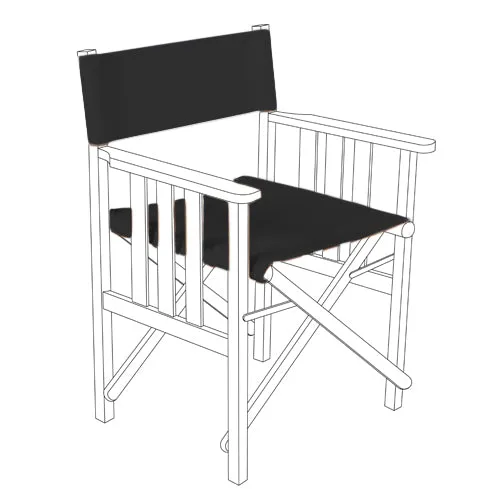 Replacement Directors Chair Covers |Water Resistant Durable Chair Seat Cover