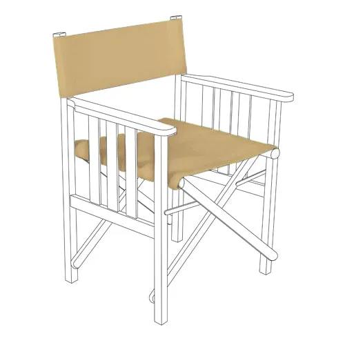 Replacement Directors Chair Covers |Water Resistant Durable Chair Seat Cover