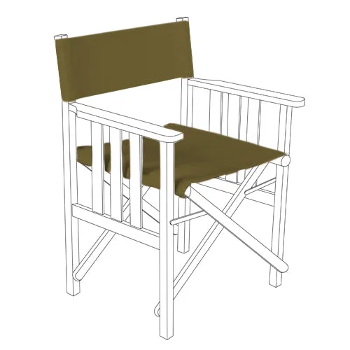 Replacement Directors Chair Covers |Water Resistant Durable Chair Seat Cover