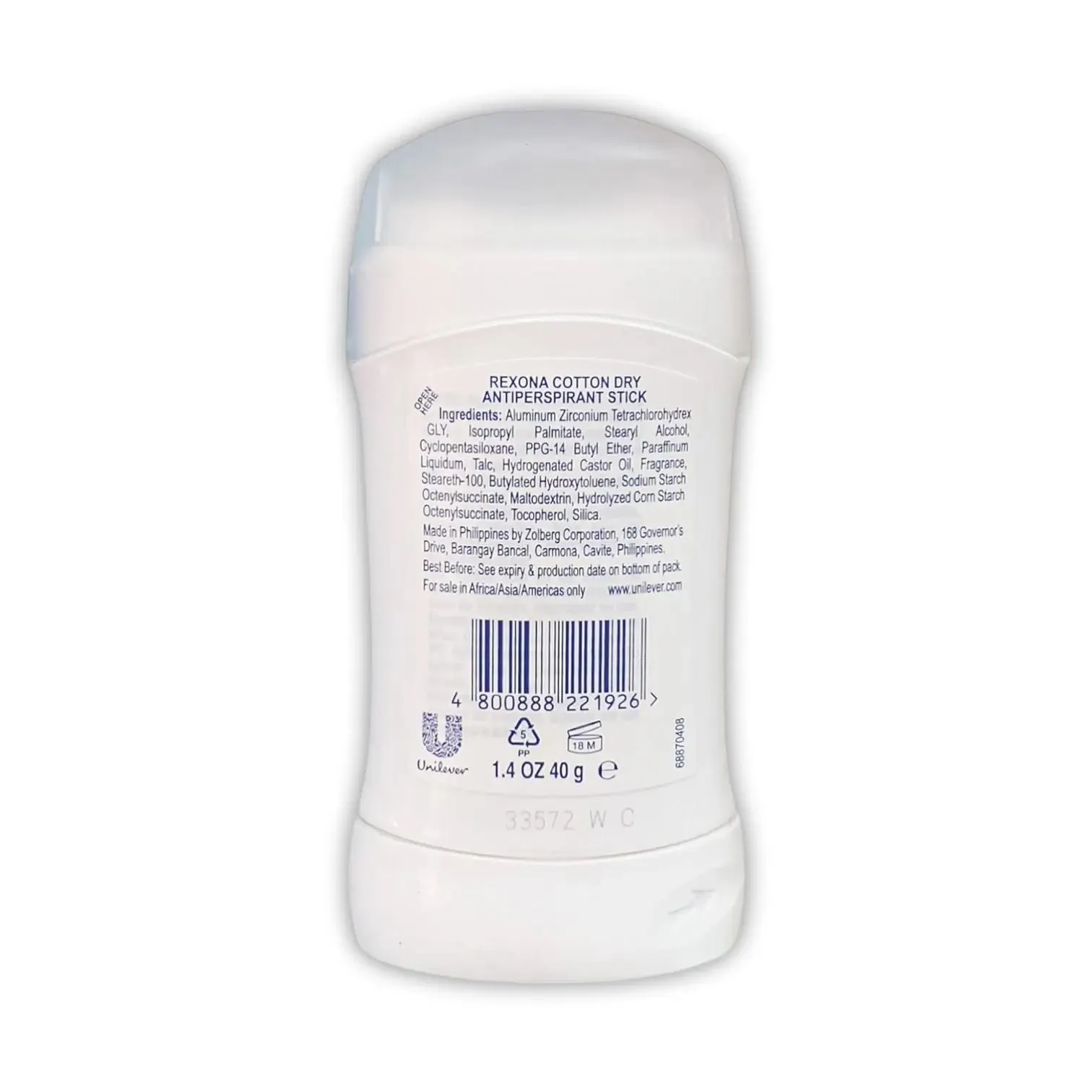 Rexona Men Motion Sense Cotton Dry 48H Deodorant  40g