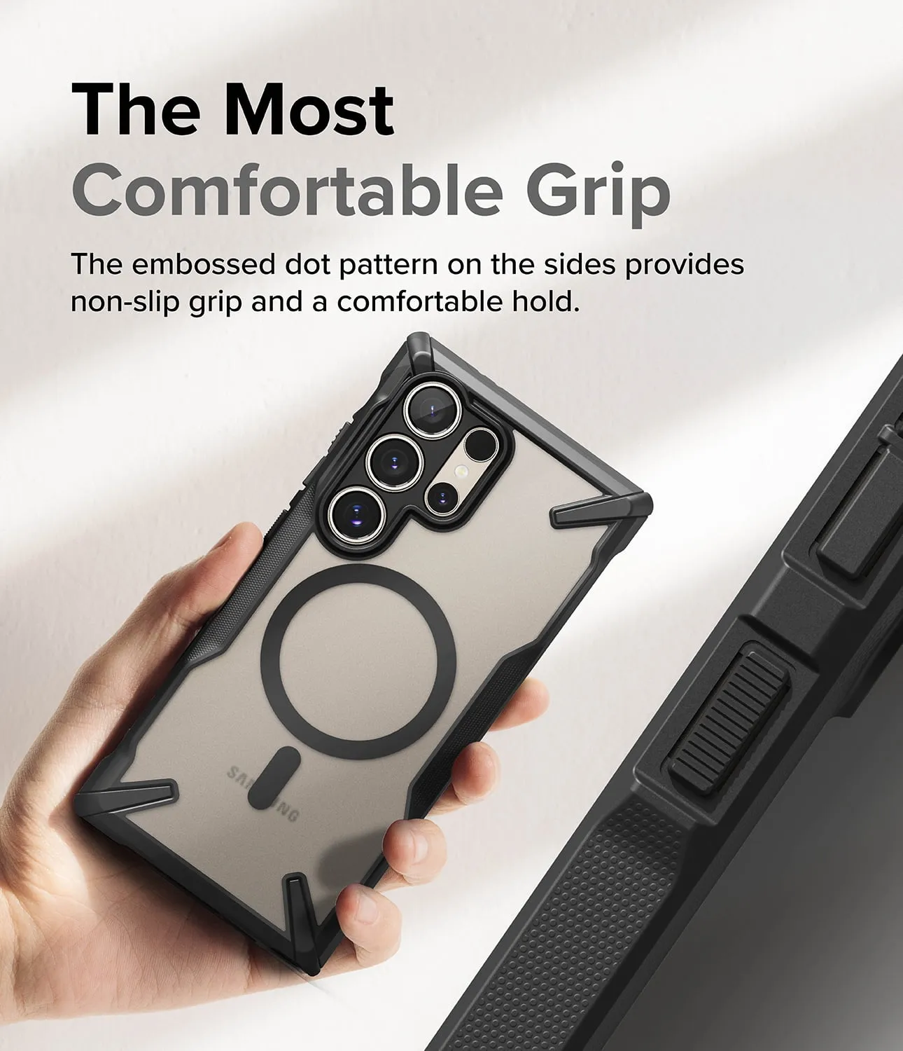 Ringke Samsung Galaxy S24 Ultra Fusion X Magnetic Series Case Cover - Matte Black