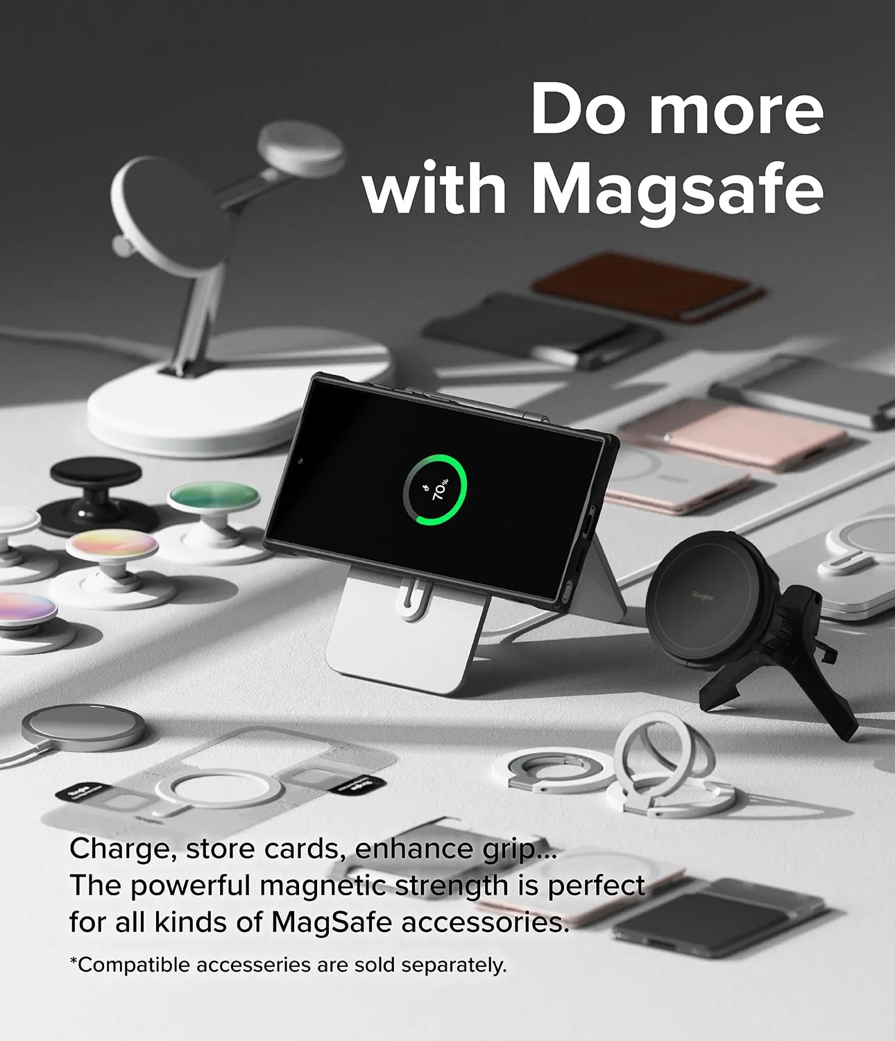 Ringke Samsung Galaxy S24 Ultra Fusion X Magnetic Series Case Cover - Matte Black