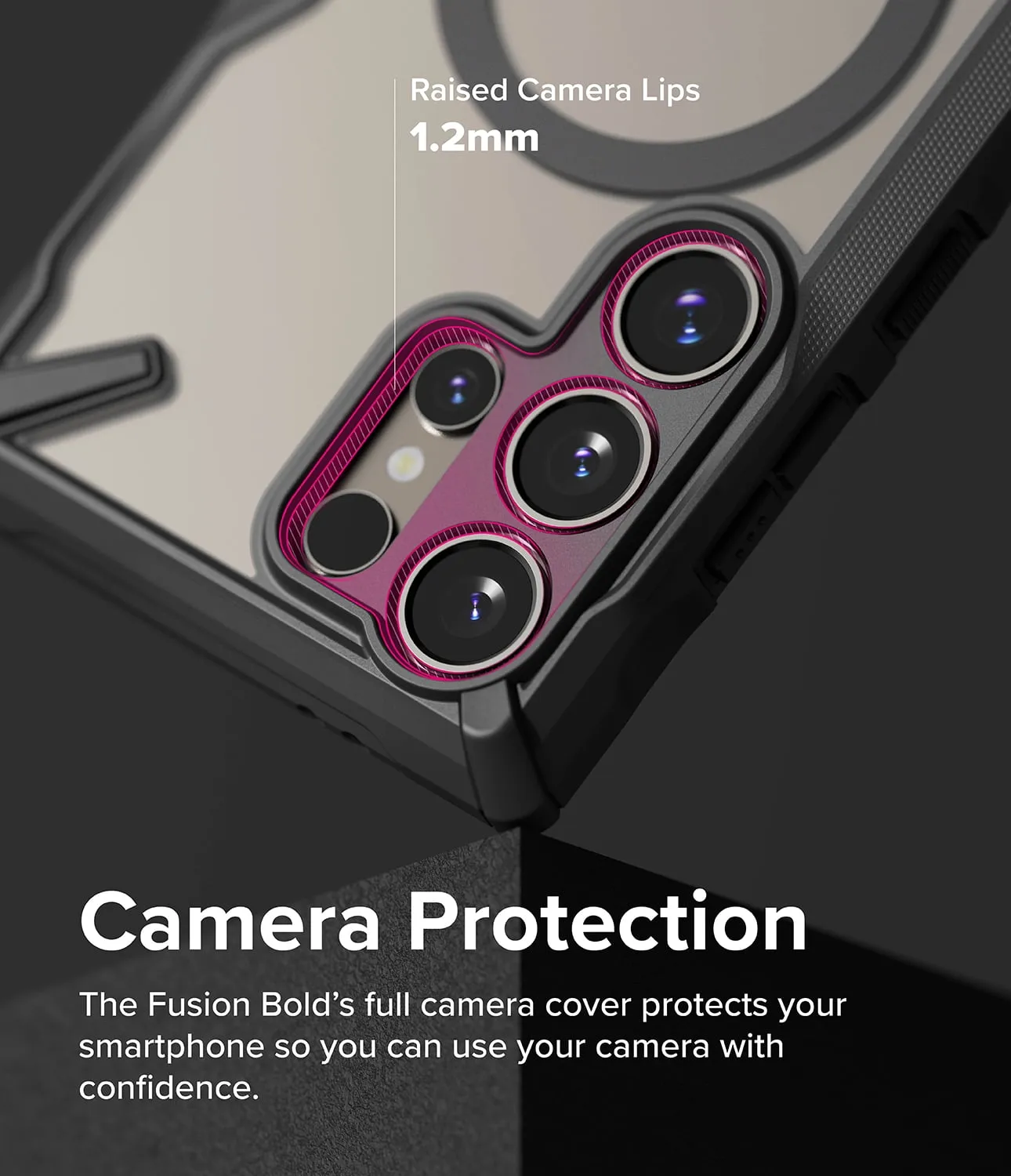 Ringke Samsung Galaxy S24 Ultra Fusion X Magnetic Series Case Cover - Matte Black